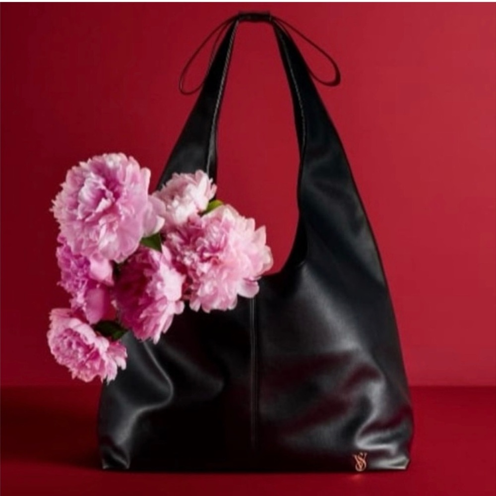 Victoria's Secret Limited Edition Sold Out Black Bow Tote Brand New NWT
